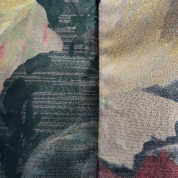 NWT Aidan Mattox B-Neck Cap Sleeve Pleated Dress Pink Multi Size 2 - Picture 3 of 8